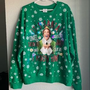 ELF sweater Christmas size XXXL with lights